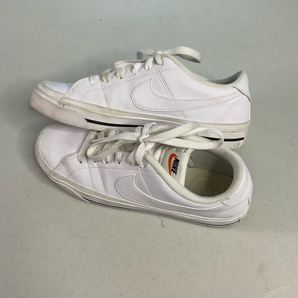 Nike Court Legacy Canvas White CU4150-100 Sneakers womenβs 8